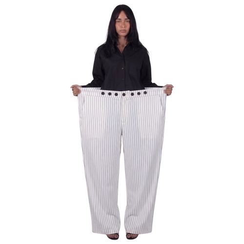 Adjustable Pants (White)
