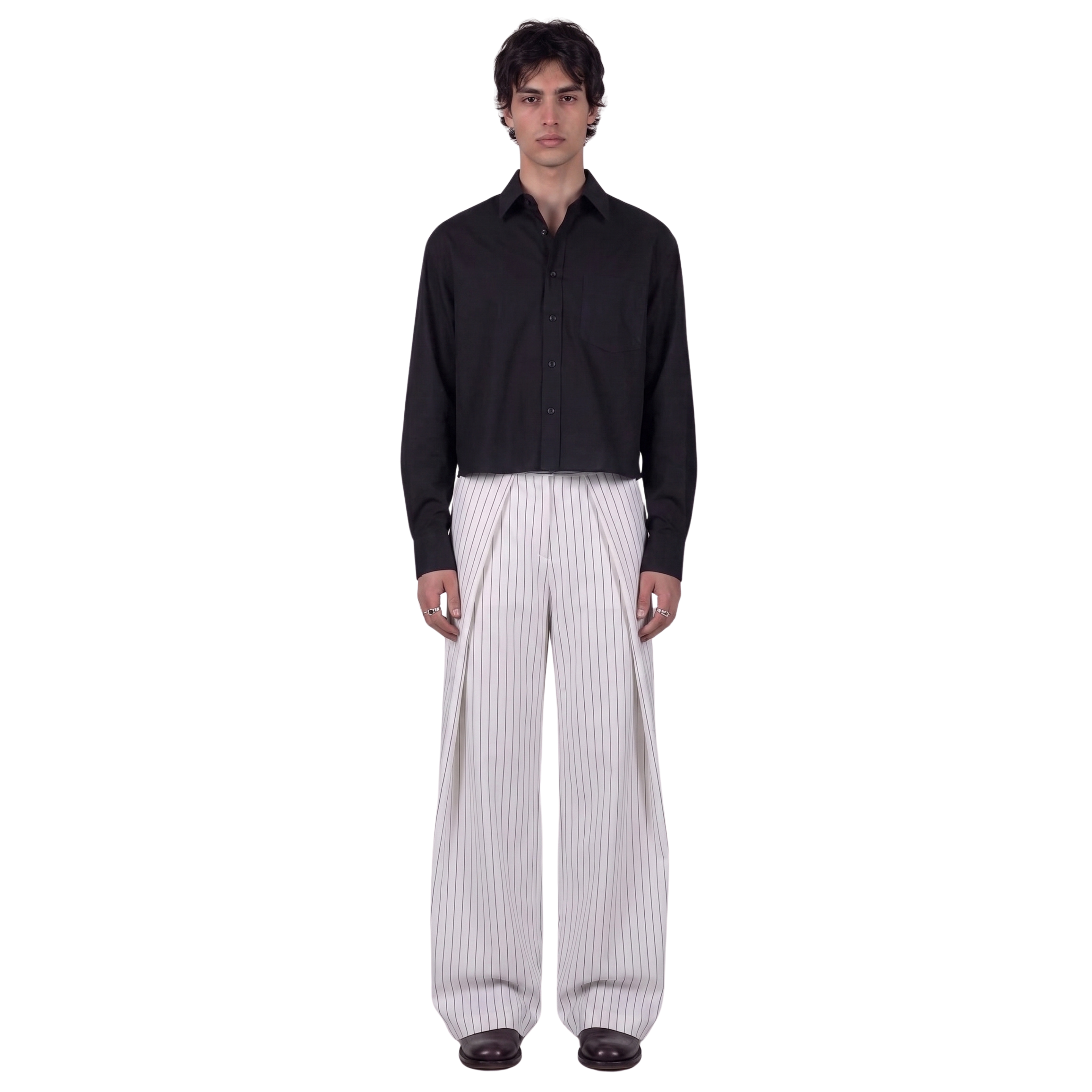Adjustable Pants Unisex (White)